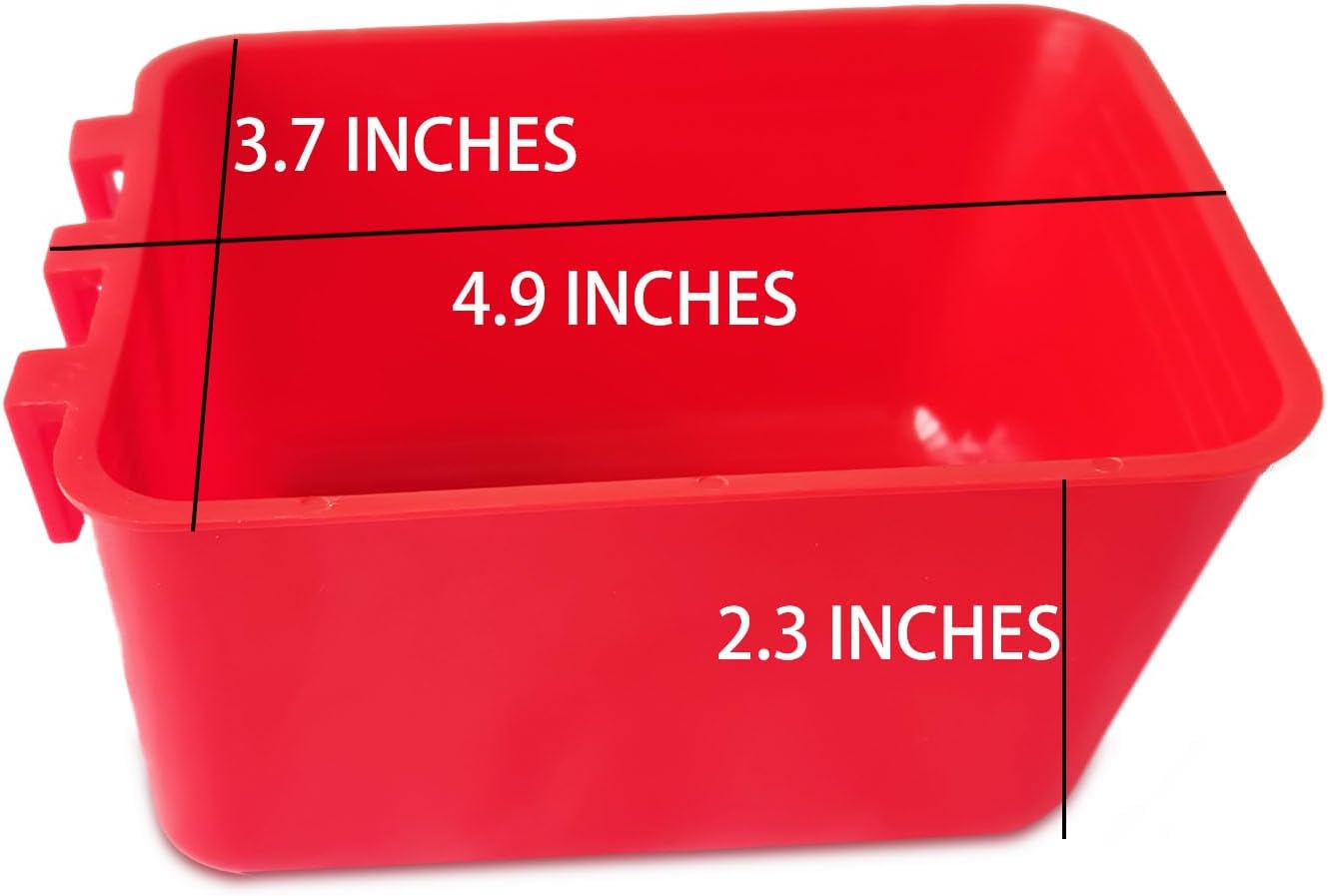 Pack of 10 Cage Cups Birds Feeders Seed Bowl Chicken Feeding Watering Dish Rabbit Water Food Hanging Wire Cages Box 8 oz Coop Cups for Pet Parrot Parakeet Game Fowl Poultry Pigeon