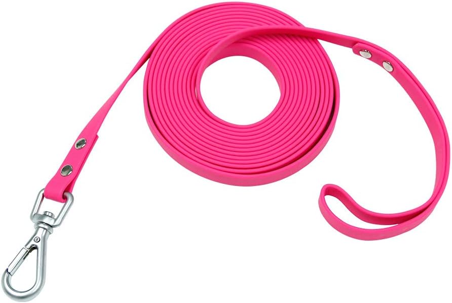 Long Dog Leash Waterproof Recall Training Lead Outdoor Long Line Great for Training, Beach, Play, Camping, or Backyard