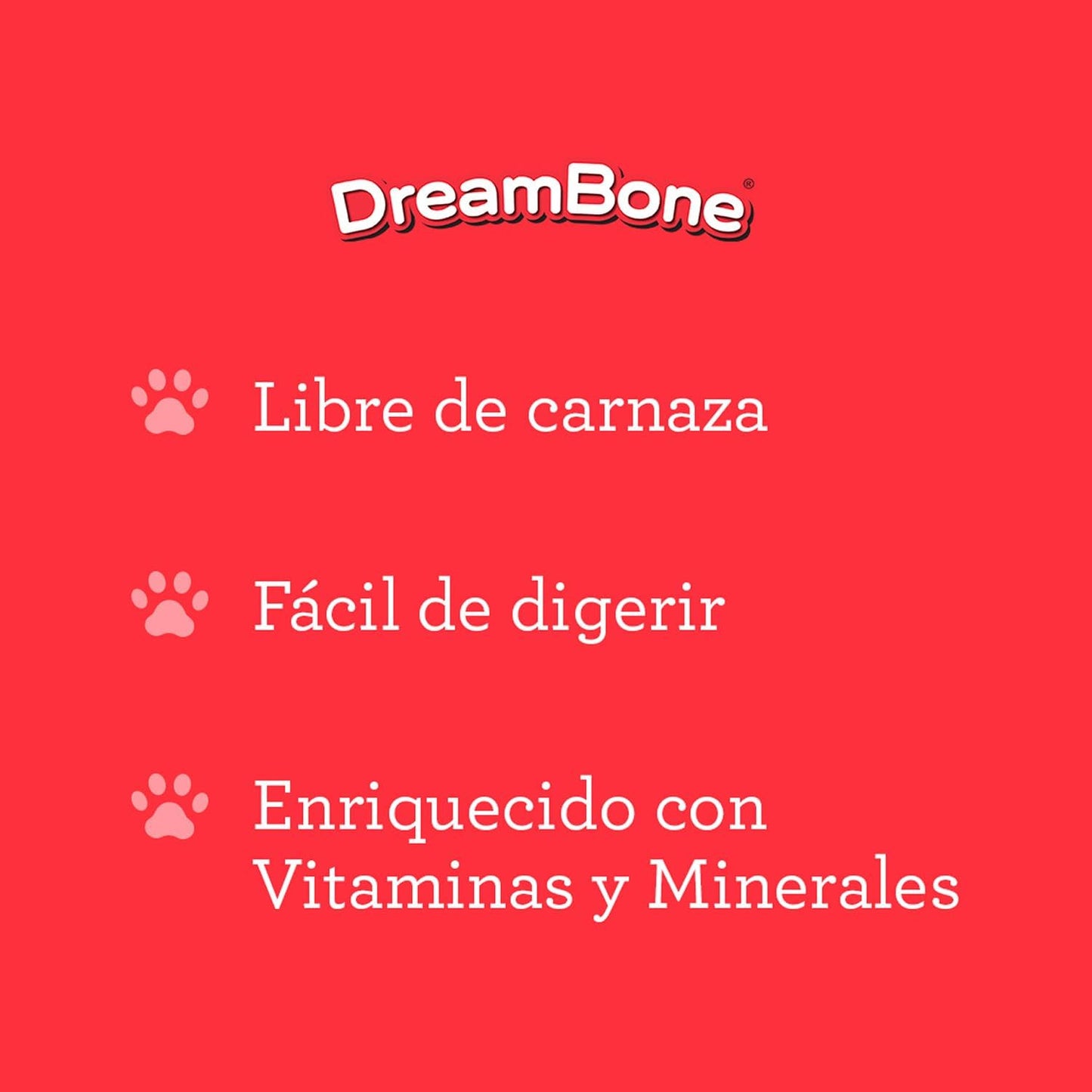 DreamBone Mini Chews, Made with Real Chicken and Vegetables, Rawhide Free Dog Chews, 8 Count