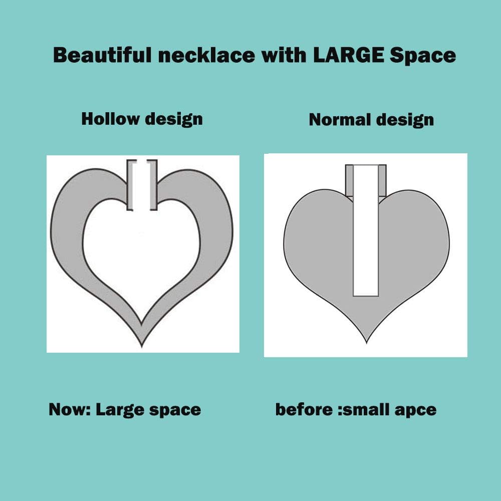 Cremation Jewelry for Ashes for Dog Cat Waterproof Pet Memorial Urn Pendant Necklace for Ashes