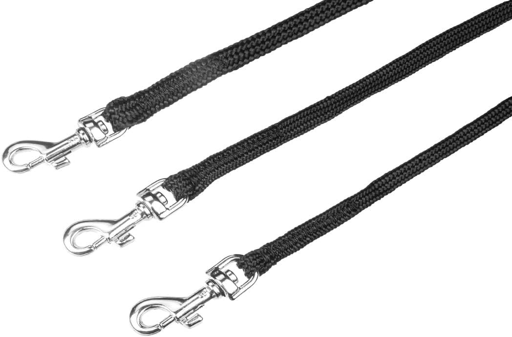 Alvalley Show Snap Dog Leash – Braided Nylon Dog Training Leash with Durable Snap Clips - Suitable for Showing, Training, and Walking - Perfect for Small, Medium, and Large Pets