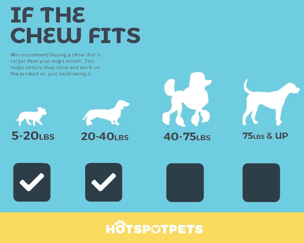 hotspot pets Premium Deer Antler for Dogs -(6 Pack) 4-7 Inch Long Lasting Dog Chews,Naturally Shed Deer Antler Bones for Small & Medium Breed Aggressive Chewers - Sourced in USA