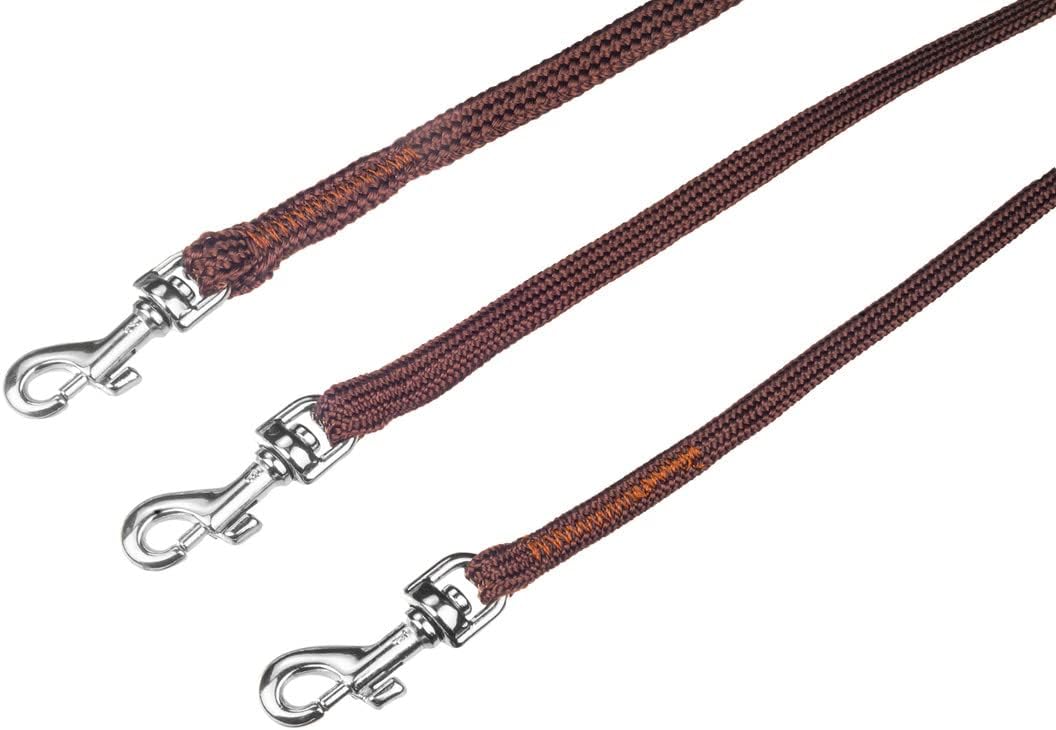 Alvalley Show Snap Dog Leash – Braided Nylon Dog Training Leash with Durable Snap Clips - Suitable for Showing, Training, and Walking - Perfect for Small, Medium, and Large Pets