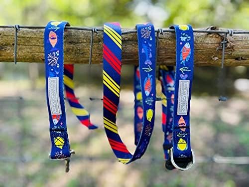 Lucky Love Dog - Easy Click Buckle Dog Collar with Leash Set Combo, Durable & Comfortable for Male & Female Dogs, Pet Collar for Small to Large Dogs, Secure Fit - Mackey Combo, XS