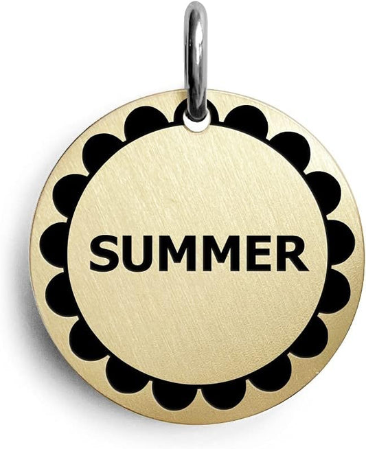 Cat Dog ID Tags Personalized 9 Corolla Styles Flower Wreath to Choose for Extra Small Pets Collar Accessories Brass Copper Engraved Custom on Both Side