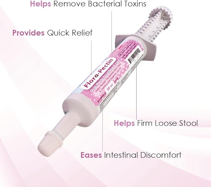 Oral Paste for Dogs & Cats-Helps Reduce Occasional Loose Stool & Diarrhea, Balance Gut pH, Support Normal Digestion & Intestinal Flora-Fast Acting (30 CC - Tasty Chicken Flavor)