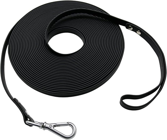 Long Dog Leash Waterproof Recall Training Lead Outdoor Long Line Great for Training, Beach, Play, Camping, or Backyard