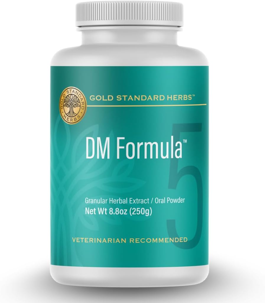 DM Formula Degenerative Myelopathy Relief for Dogs by Gold Standard Herbs, All Natural Granular Herbal Extract, (250 gram)