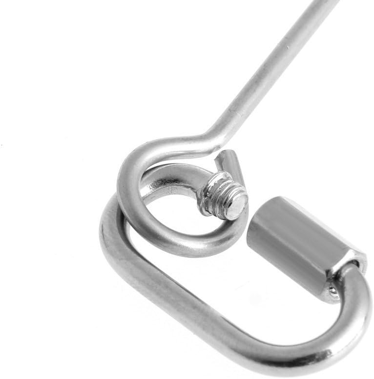 Hypeety Bird Fruit Vegetable Holder Stainless Steel Vegetable Skewer Hanging Feed Tool for Parrot Budgies Parakeet Cockatiels Conure Lovebirds Finch Hamster Rat Gerbil (4.7inch,12cm)