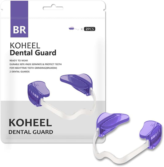 KOHEEL Adjustable Mouth Guard for Teeth Grinding and Clenching, No Boiling Night Guard, Stop Bruxism Dental Guard (2 Count)