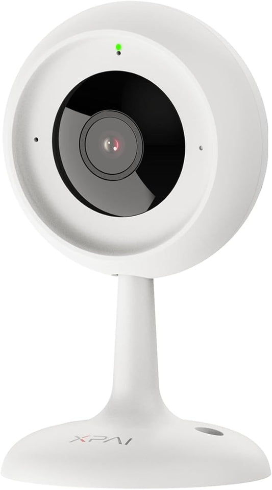 Indoor Camera for Home, 3MP Indoor Camera no Subscription Baby Monitor for Google TV Display, No Monthly Fee, 2-Way Audio, Night Vision,Human Motion Pet Detection with Free 64GB Card