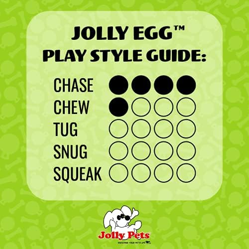 Jolly Pets Jolly Egg Dog Toy, 8 Inches/Medium, Yellow (Pack of 2)