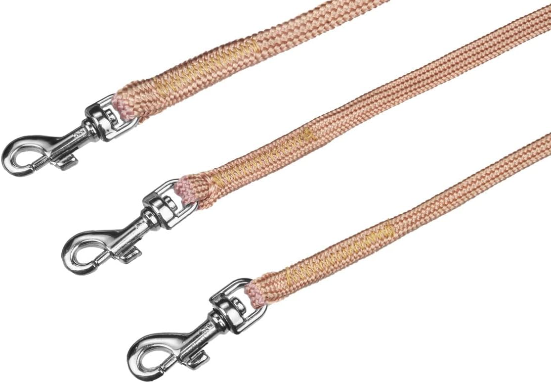 Alvalley Show Snap Dog Leash – Braided Nylon Dog Training Leash with Durable Snap Clips - Suitable for Showing, Training, and Walking - Perfect for Small, Medium, and Large Pets