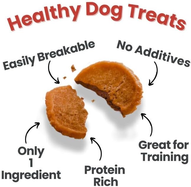 Farm To Pet - Dog Training Treats Starter Pack - Turkey 4oz + 2 Chicken + 2 Beef Snack Chips - Single Ingredient, All Natural, Lean, Hypoallergenic Treats for Small, Medium, Large Breeds & Puppies