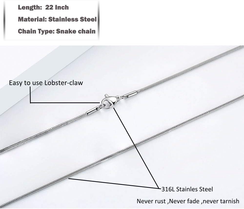 Cremation Jewelry for Ashes for Dog Cat Waterproof Pet Memorial Urn Pendant Necklace for Ashes