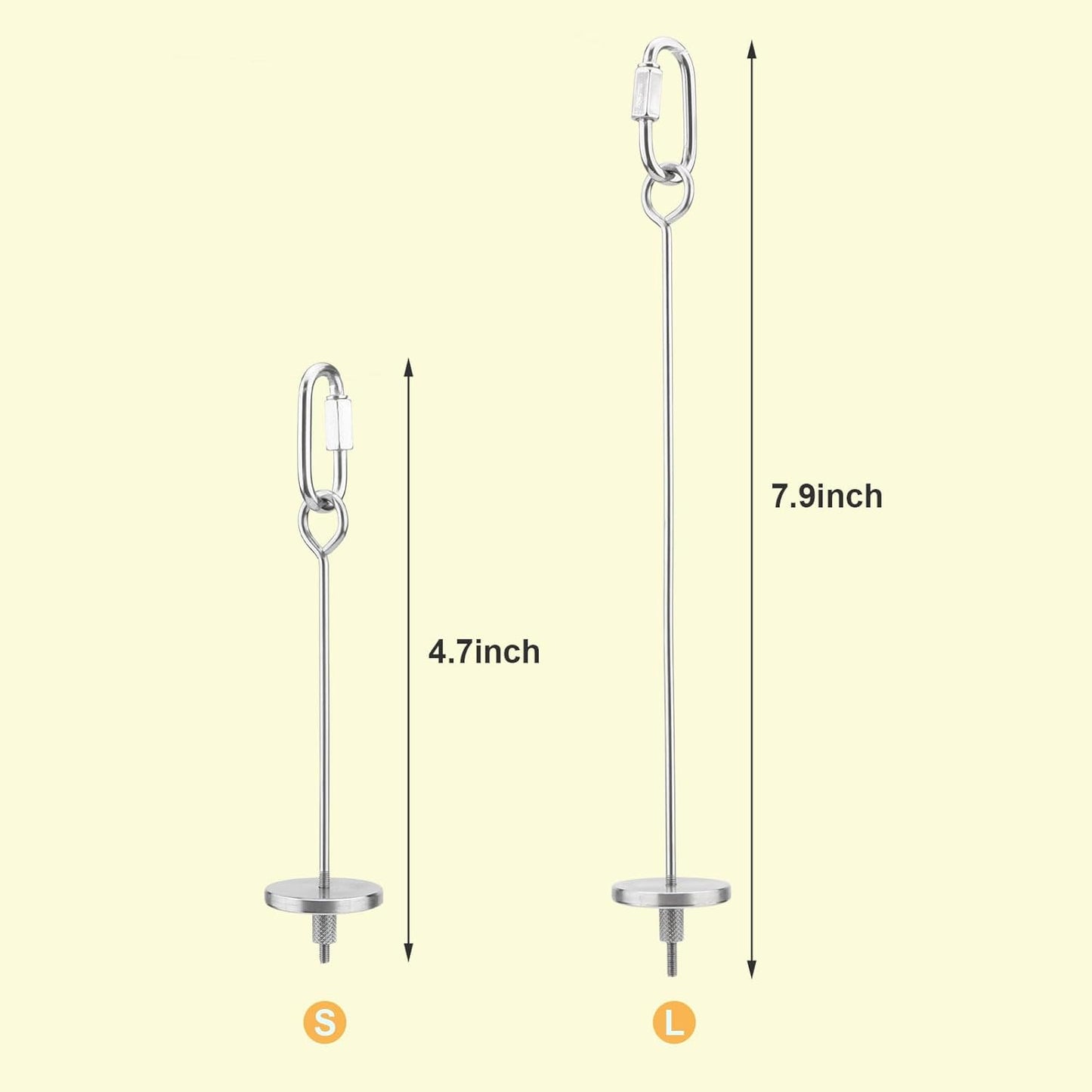 Hypeety Bird Fruit Vegetable Holder Stainless Steel Vegetable Skewer Hanging Feed Tool for Parrot Budgies Parakeet Cockatiels Conure Lovebirds Finch Hamster Rat Gerbil (4.7inch,12cm)