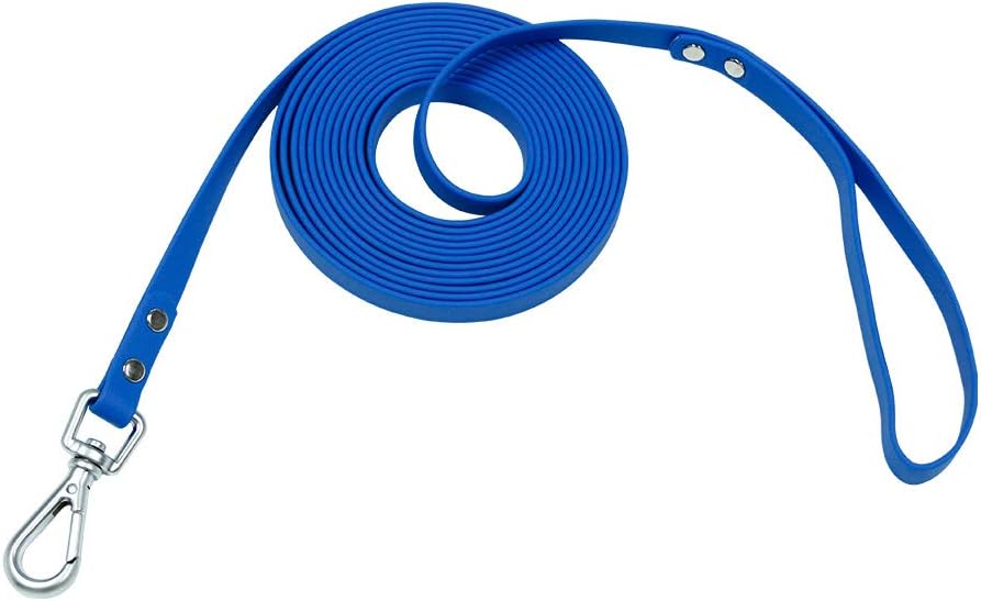 Long Dog Leash Waterproof Recall Training Lead Outdoor Long Line Great for Training, Beach, Play, Camping, or Backyard