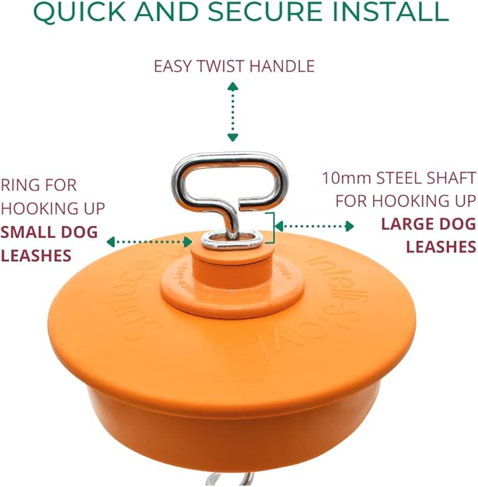 Intelli-Stayk: Tailored for Soft Soils – Specialized Tie Out Stake for Dogs