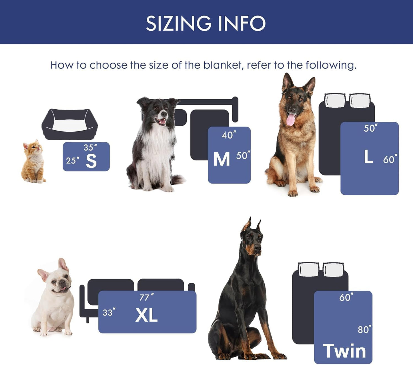 gogobunny Waterproof Dog Blanket for Large Dogs, Cats, Puppy, Reversible Faux Fur Pet Throw Blanket, Washable, Calming Furniture Protection for Sofa Bed (33x77 Inch (Pack of 1), Chocolate)