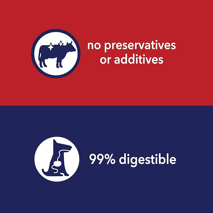 Pet Factory American Beefhide 5" Chip Rolls Dog Chew Treats - Natural Flavor, 8 Count/1 Pack