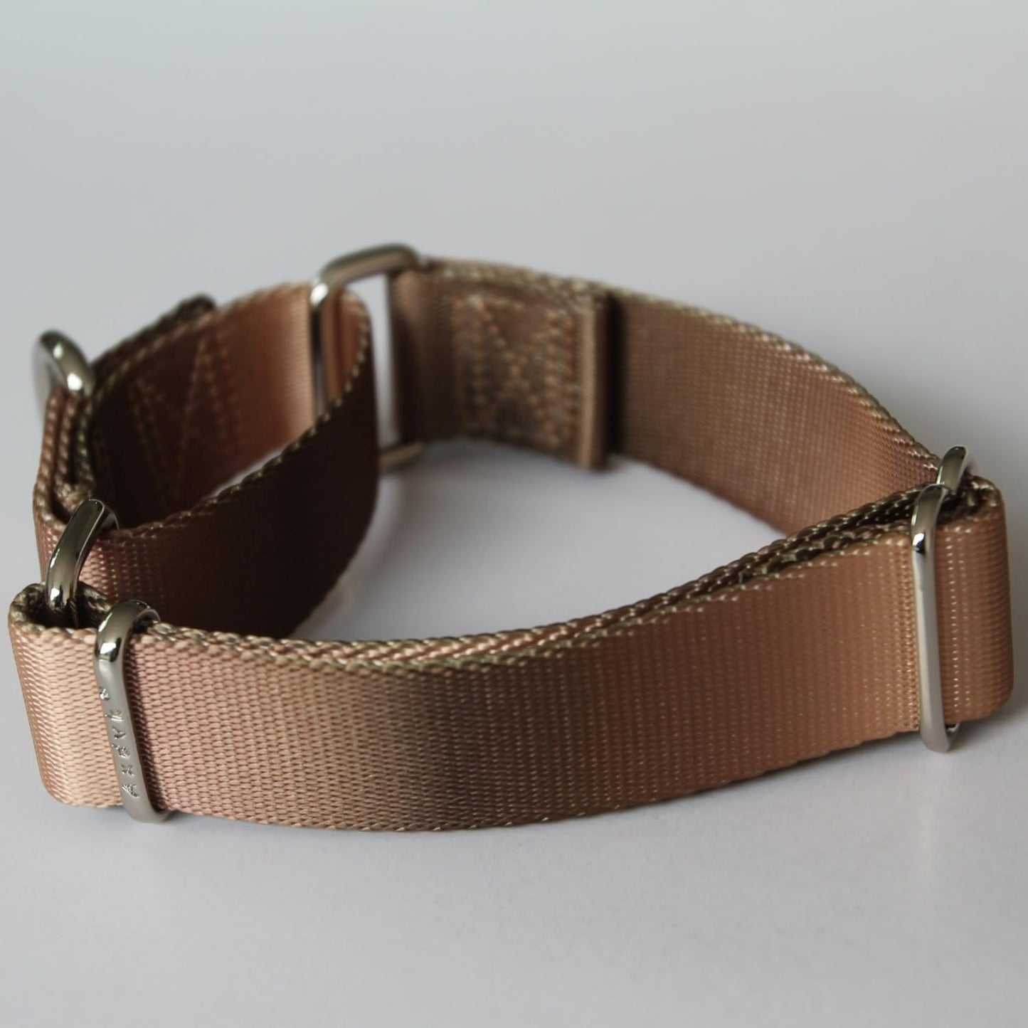 Martingale Dog Collar Colorful Gradient Fashionable - Anti-Escape Soft Durable Pets Collar for Walking Training Outdoor Daily Use -Medium, Khaki Gradient