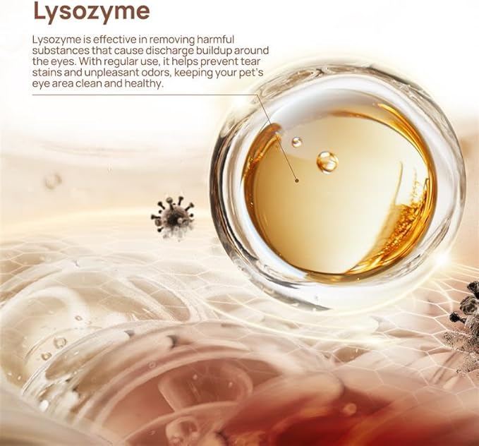 HICC PET Eyes Wipes for Dogs and Cats, Vet-Recommended Pet Eye Wipes Hypoallergenic, Pet Tear Stain Cleaner, Fermented Coconut Oil - Remove Debris, Discharge - 100ct, Blueberry, Upgraded Pro Version