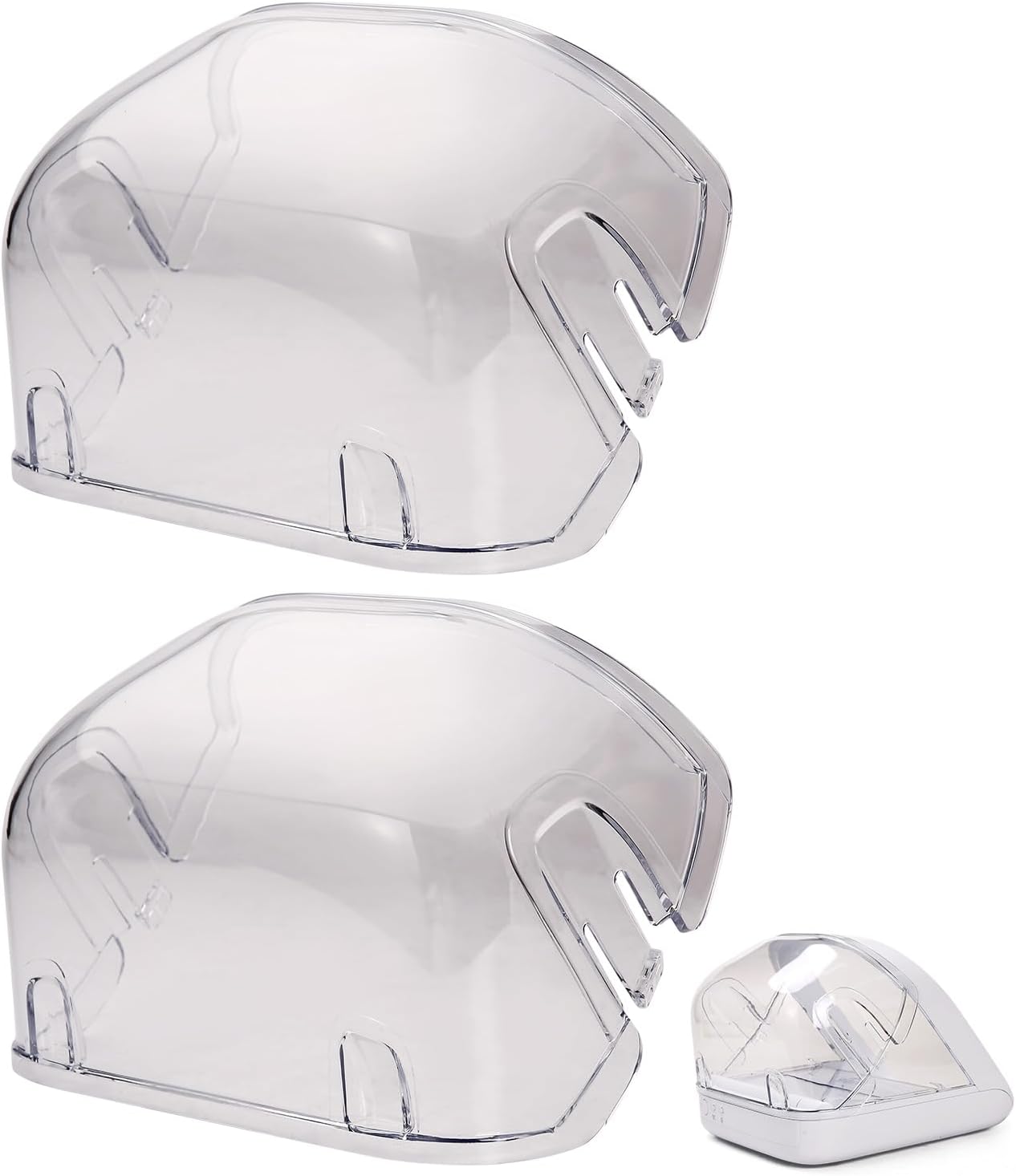 Pet Feeder Rear Cover for Pet Feeder & Connect, YOIHABV Cat Feeder Cover, Help Ensure Persistent Pets Can't Access/Steal Food from The Rear of The Cat Feeder While Lid is Open(2 Pack)