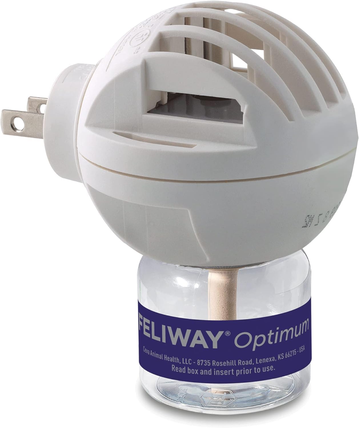 FELIWAY Optimum Cat, Enhanced Calming Pheromone Diffuser: 1 Diffuser & 2 Refills (60 Days)