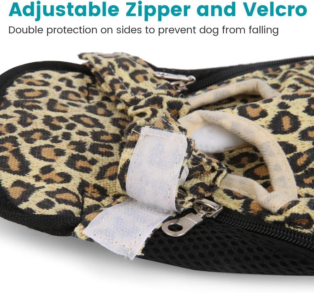 Inspack Dog Backpack Carrier/Cat Carrier, Adjustable Pet Front Carriers Travel Bag for Puppy Medium Dogs, Legs Out, Soft Ventilated Dog Chest Carry Backpacks for Hiking/Camping, 10-16 lbs, Black