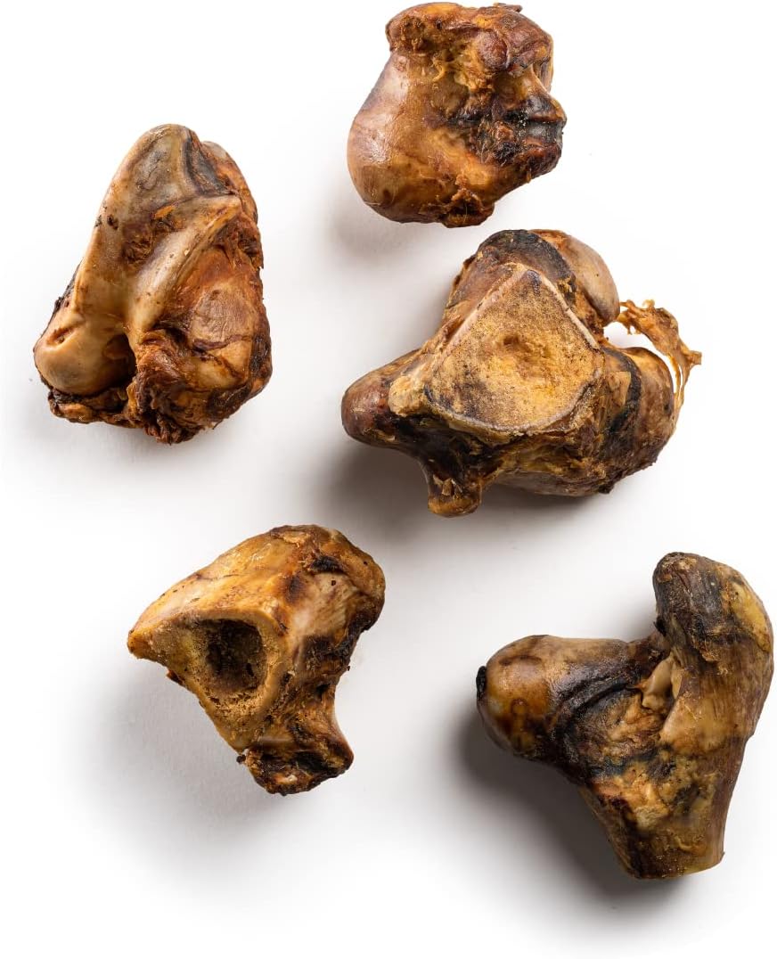 Jack & Pup Beef Knuckle Bones for Dogs, Natural Dog Knuckle Bones for Large Dogs – Savory Smoked Beef Flavor - 2 Pack