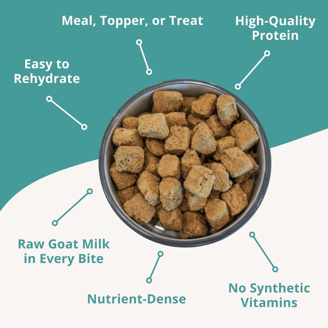 Steve's Real Food Freeze-Dried Raw Nuggets - Lamu Recipe - Raw Pet Food for Dogs and Cats - 20 oz