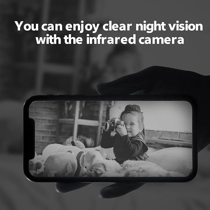 Heart Link Indoor Camera, 2.5K Pet Camera with Speaker for Dogs and Cats, 90-Day Cloud Storage, Phone App, AI Human & Pet Detection, 360° View, Night Vision, 2-Way Audio