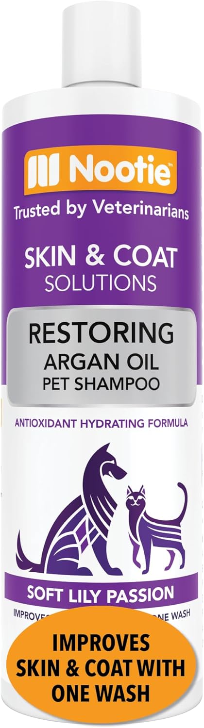 Nootie - Pet Shampoo for Sensitive Skin - Revitalizes Dry Skin & Coat - Natural Ingredients - Gentle Dog Shampoo - Cleans & Conditions