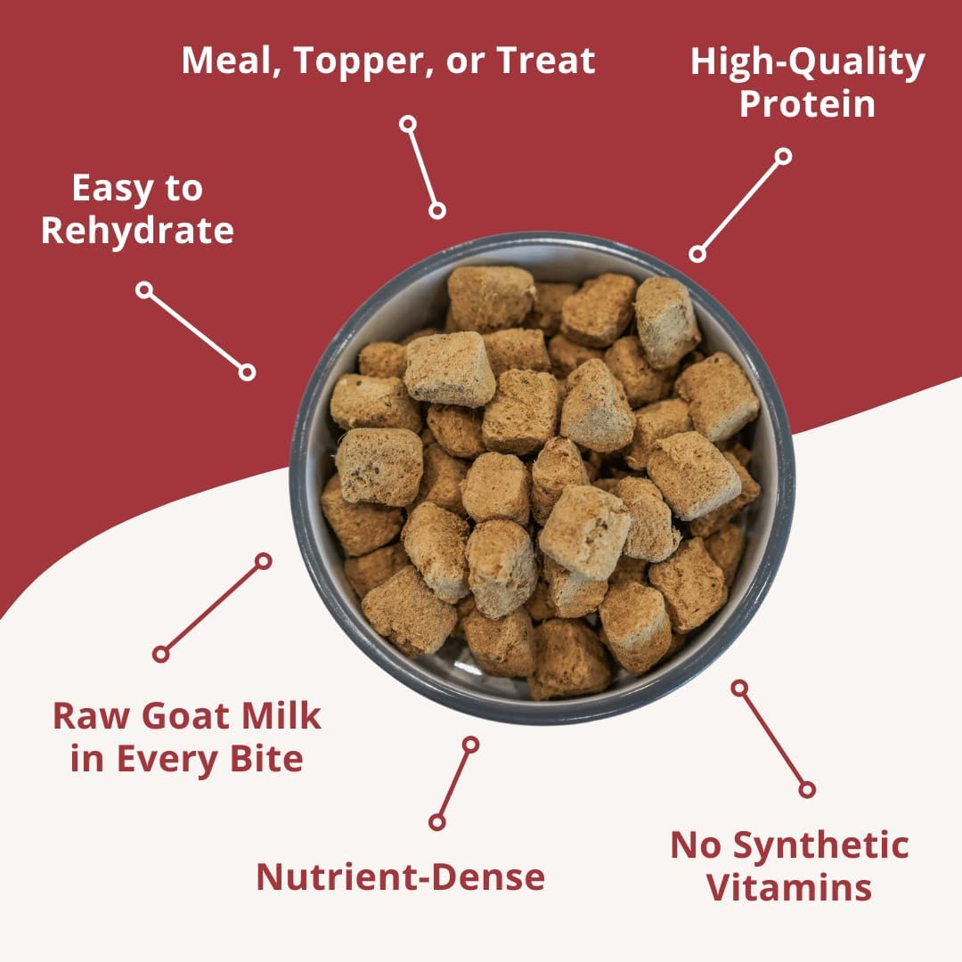 Steve's Real Food Freeze-Dried Raw Nuggets - Beef Recipe - Raw Pet Food for Dogs and Cats - 20 oz