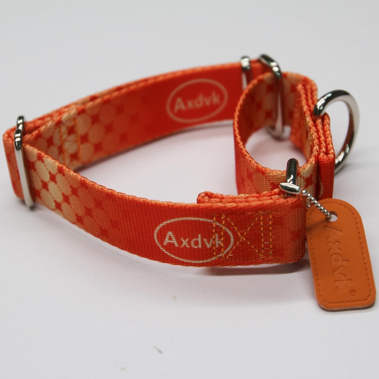 Martingale Dog Collar Colorful Gradient Fashionable - Anti-Escape Soft Durable Pets Collar for Walking Training Outdoor Daily Use -Small,Aurora Fire