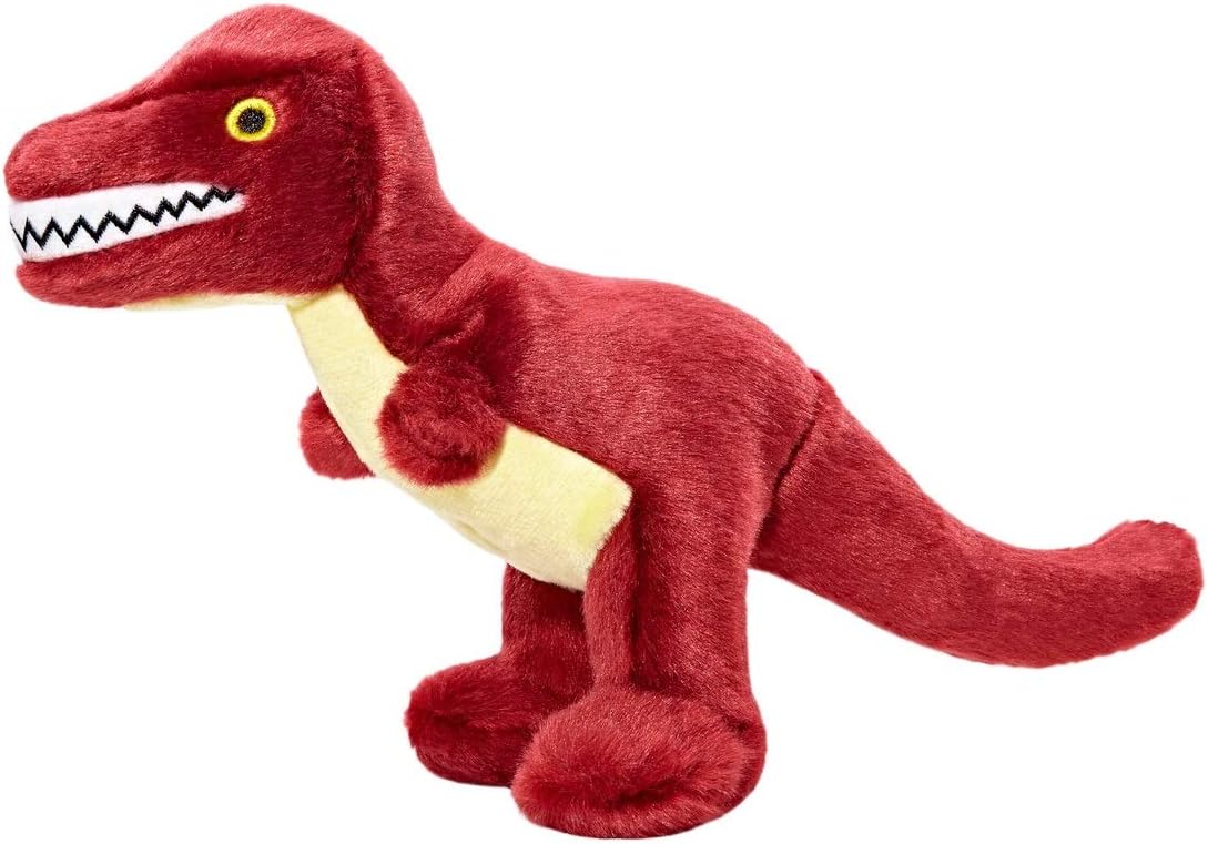 Fluff & Tuff Tiny T-Rex Plush Toy for Small Dogs, 8 Inch, Durable and Machine Washable