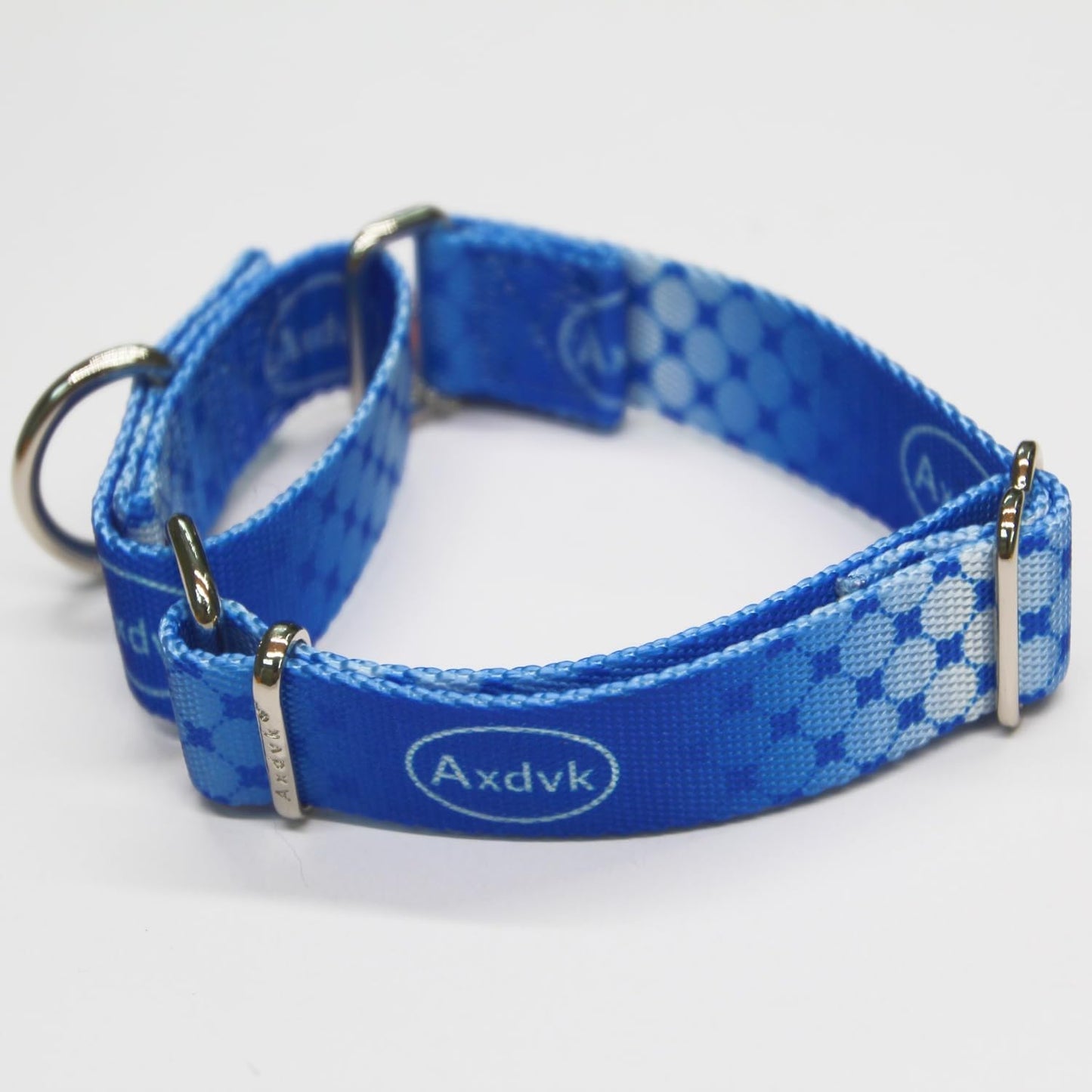 Martingale Dog Collar Colorful Gradient Fashionable - Anti-Escape Soft Durable Pets Collar for Walking Training Outdoor Daily Use -Large,Blue Ocean