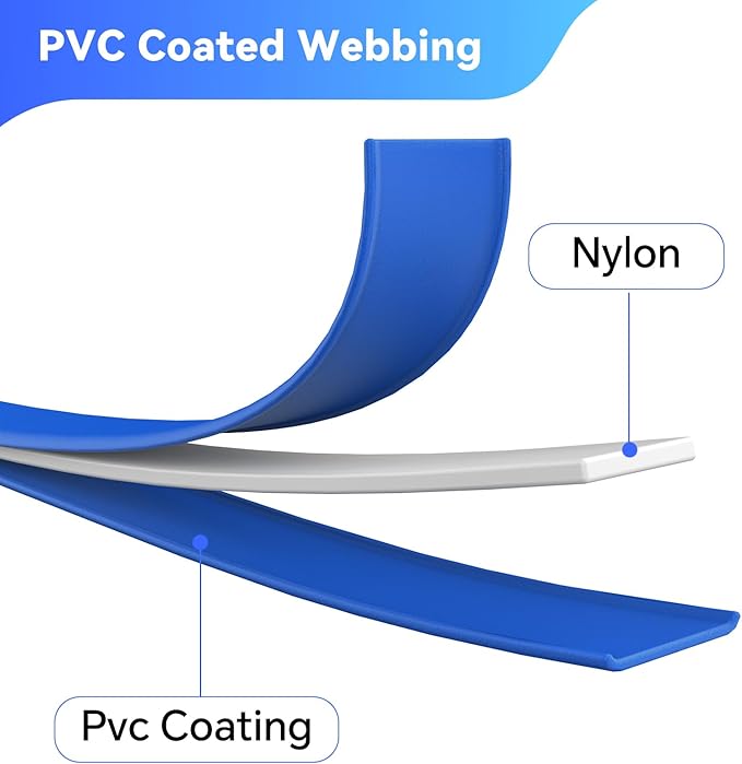 Waterproof Long Leash for Dogs Training 16FT/30FT/50FT, Long Dog Leash Heavy Duty Lead for Large Medium Small Dogs Outside Walking, Playing, Camping, or Yard(Blue 30FT)