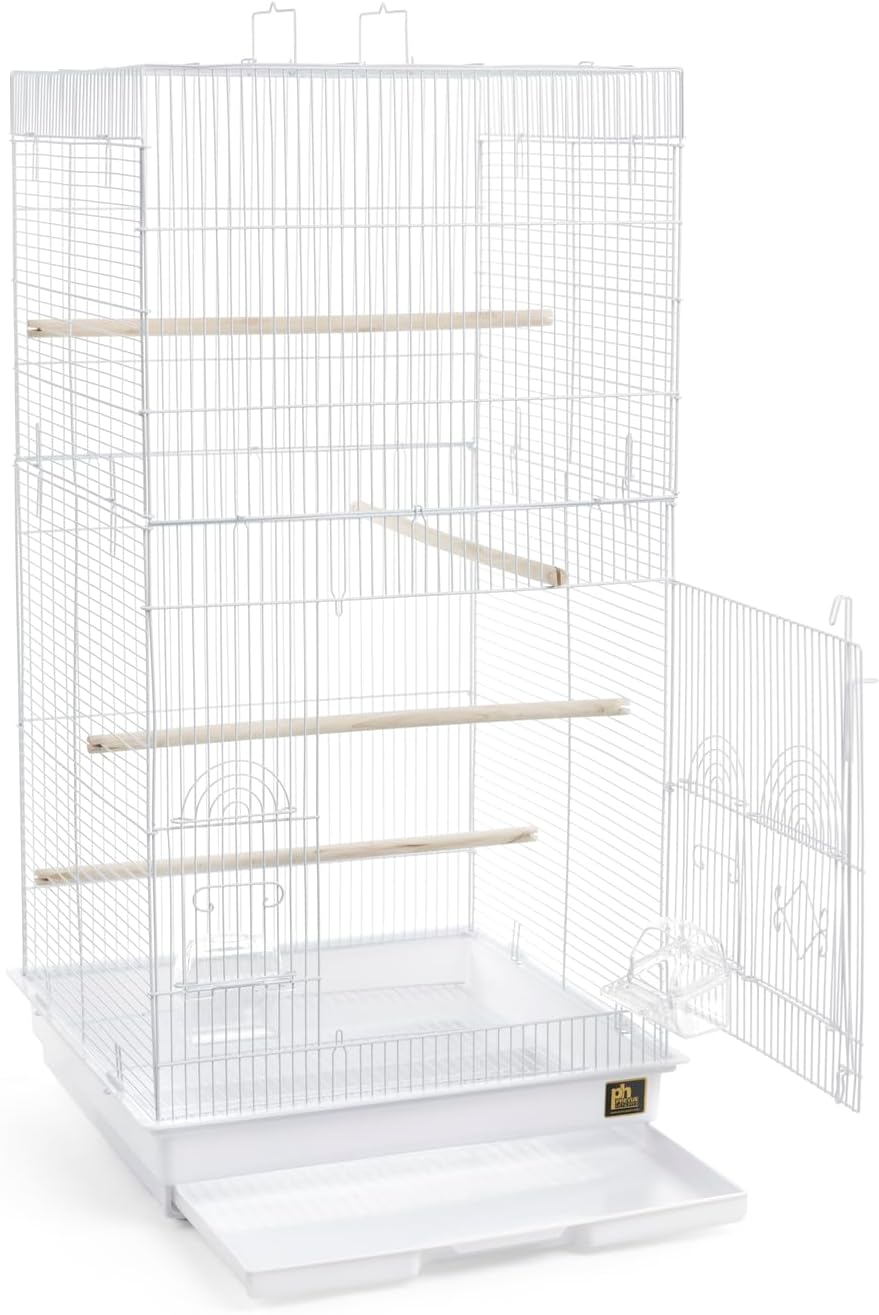 Prevue Pet Products SPECONO1818H-W Tall Tiel Cage, White