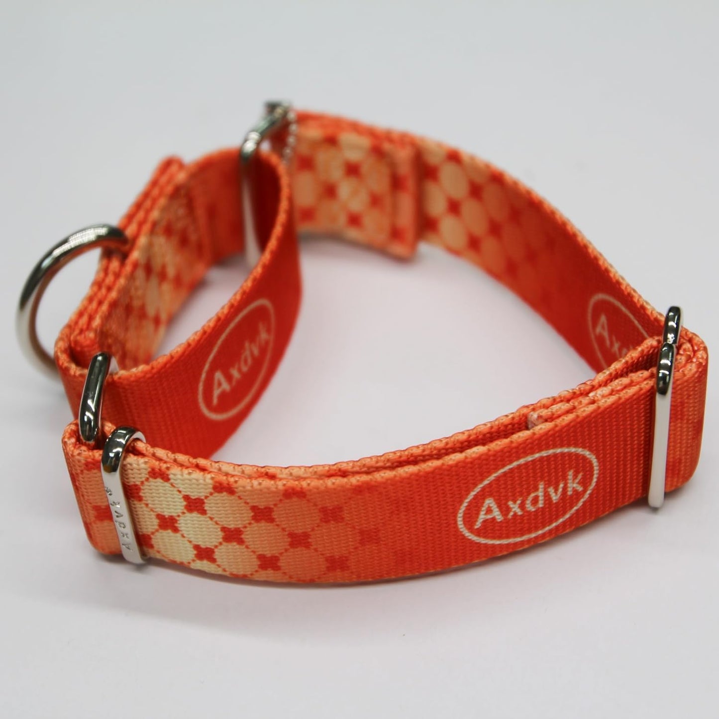 Martingale Dog Collar Colorful Gradient Fashionable - Anti-Escape Soft Durable Pets Collar for Walking Training Outdoor Daily Use -Small,Aurora Fire