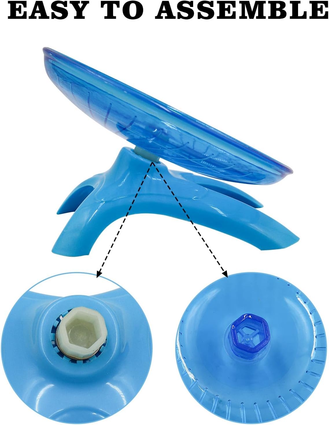 Oooct Hermit Crab Wheel Toy, Small Animals Cage Accessory, Suitable for Hermit Crab, Hamster, Rat