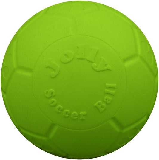 Jolly Pets Large Jolly Soccer Ball Floating-Bouncing Dog Toy; 8" Green Apple
