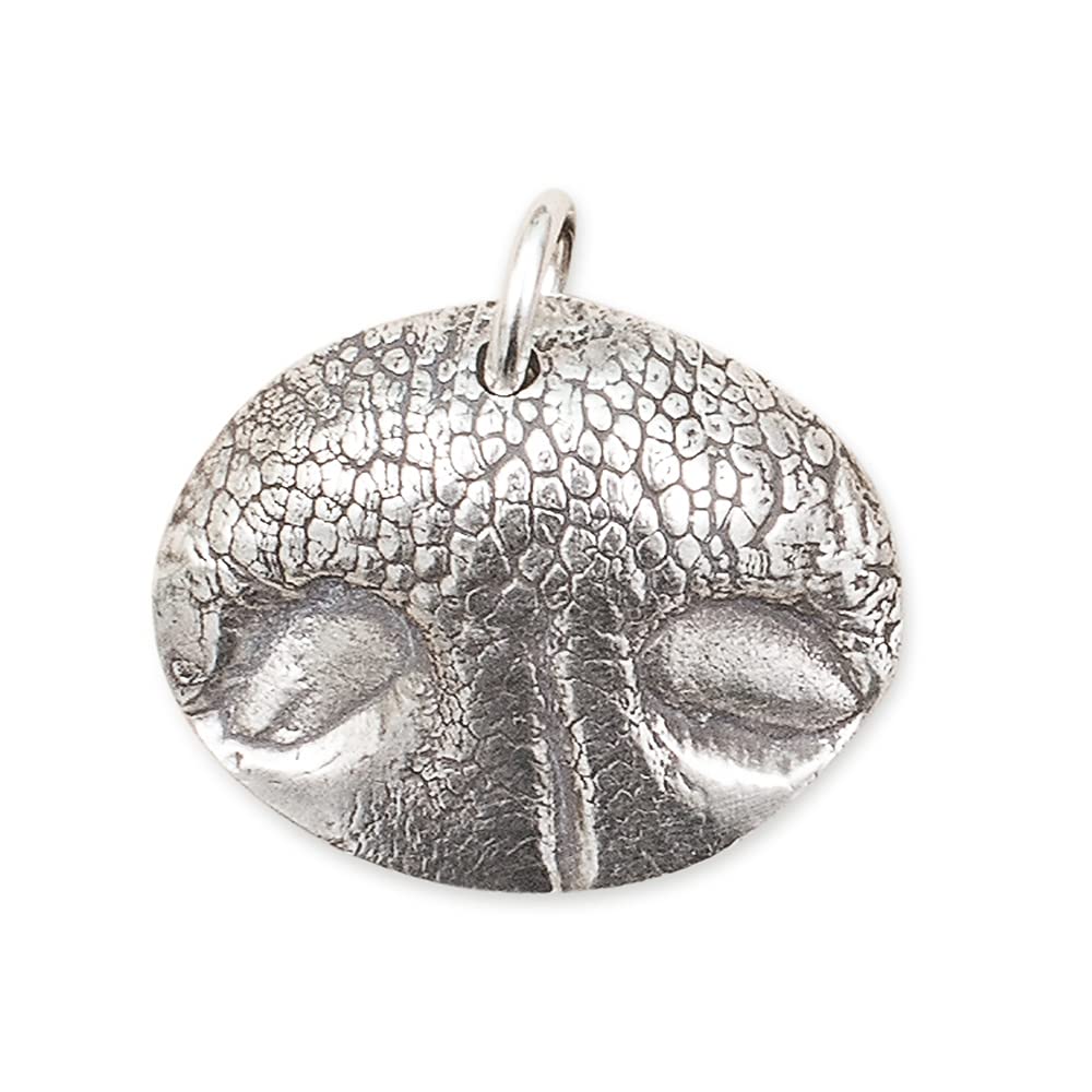 Custom silver pet nose pendant kit