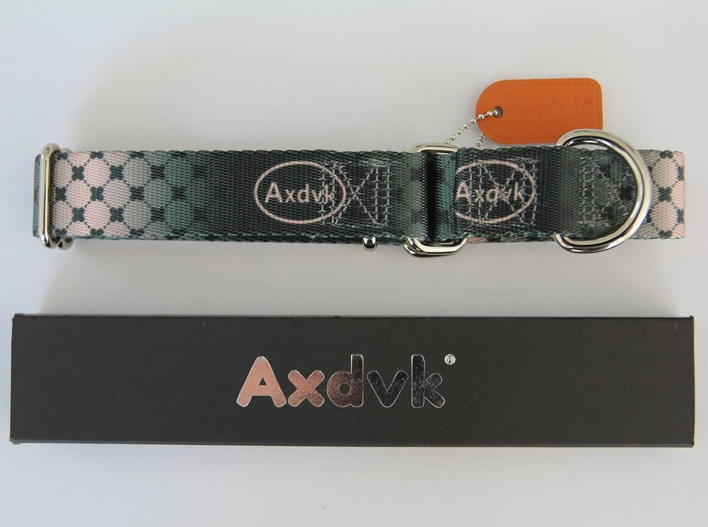 Martingale Dog Collar Colorful Gradient Fashionable - Anti-Escape Soft Durable Pets Collar for Walking Training Outdoor Daily Use -Small, Forest Warrior