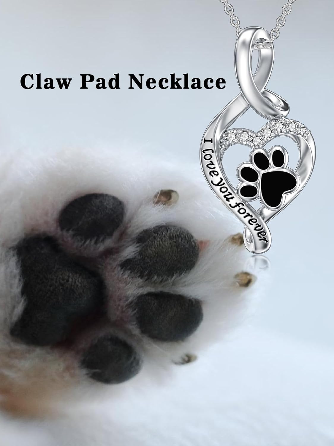 Sterling Silver Pet Urn Necklace for Ashes - Memorial Keepsake for Dog, Cat Pet