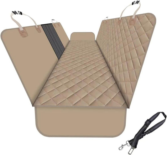 GXT Dog Back Seat Cover Protector for Cars SUV and Trucks with Mesh Window, Scratchproof Nonslip and Waterproof Material
