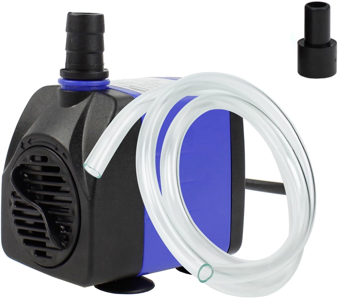 AQUANEAT Small Fountain Pump, 265 GPH Submersible Water Pump with 3.3 ft Tubing, for Aquarium Fish Tank, Pet Water Fountain, Hydroponics, Pond Waterfall