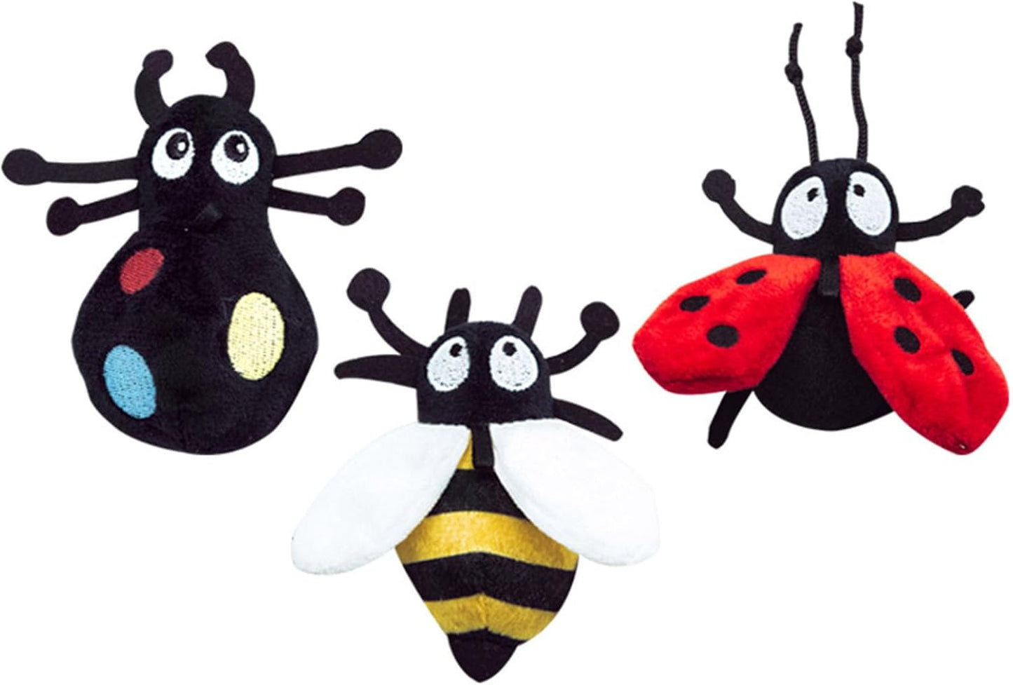 Cat Toys for Indoor Cats Satisfy Cat's Natural Hunting Instinction Catnip Soft Interactive Chirp Toys for All Breeds Indoor Cats， 3pcs （3 Pack）