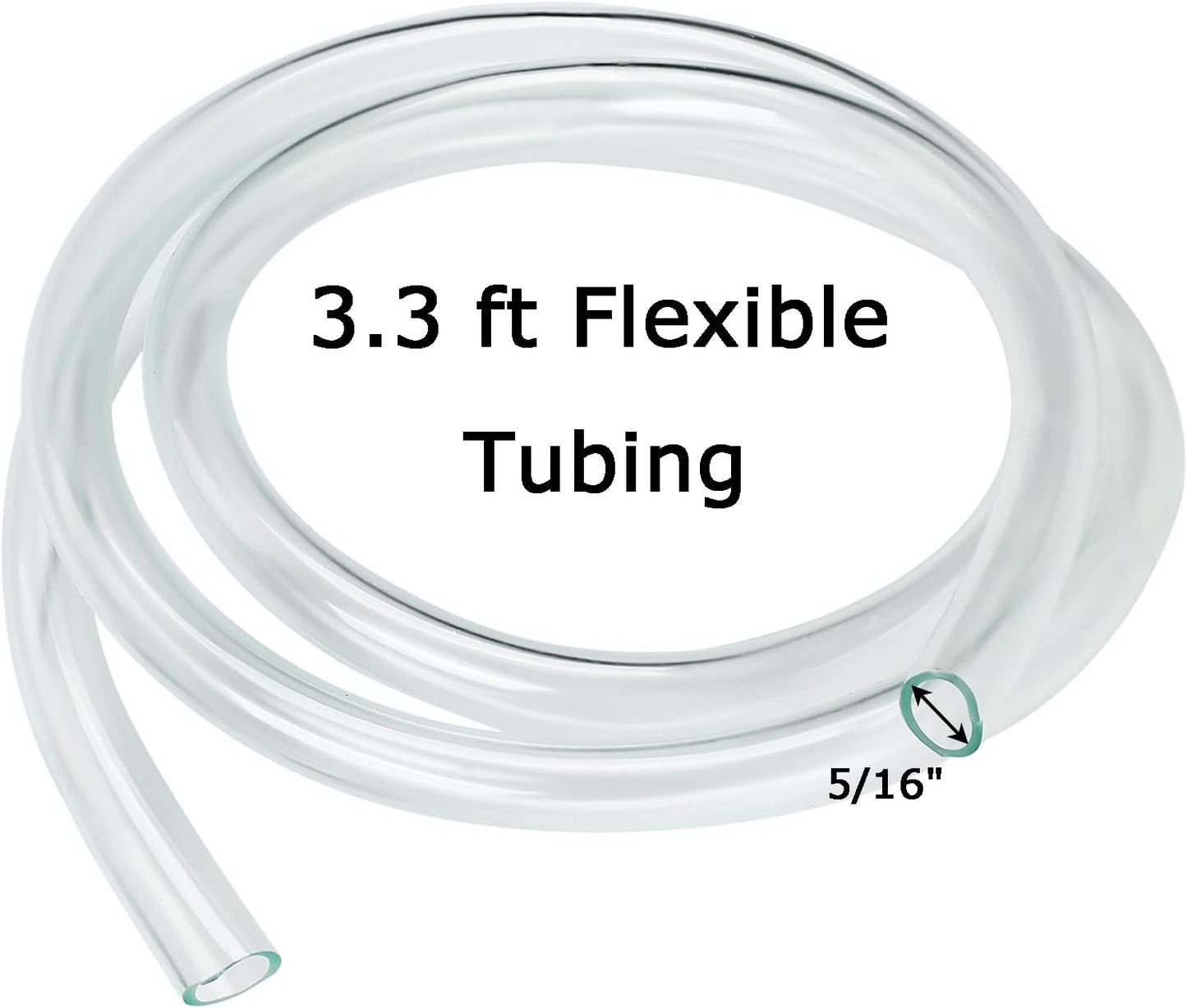 AQUANEAT Small Fountain Pump, 265 GPH Submersible Water Pump with 3.3 ft Tubing, for Aquarium Fish Tank, Pet Water Fountain, Hydroponics, Pond Waterfall