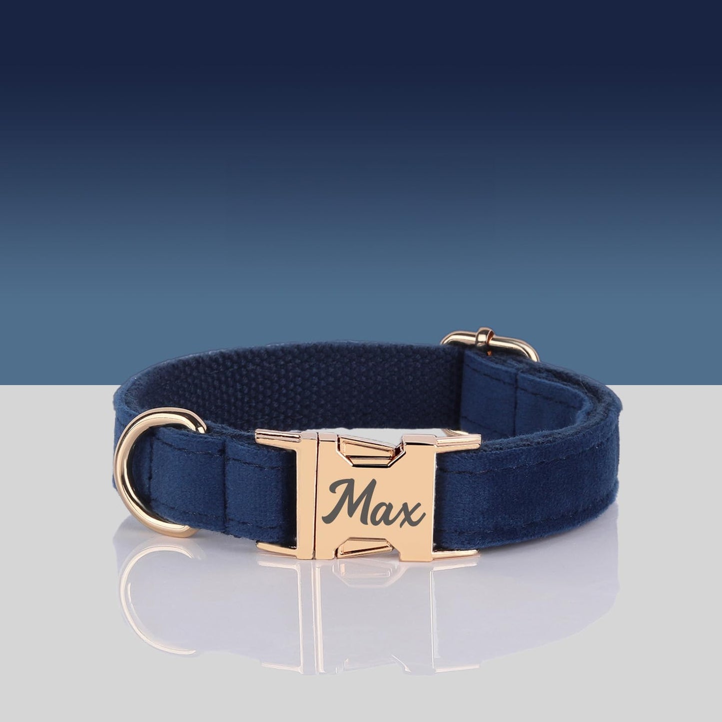 Custom Name Dog Collar, Engraved Personalized Dog Collar with Name on it and Phone Number, Quick Release Gold Metal Buckle, Poop Bag, Harness, Leash Available, Red, Black, Emerald, Pink, Luxury Soft Comfy Velvet Collar (Small)